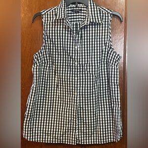 Lands' End Sleeveless Shirt